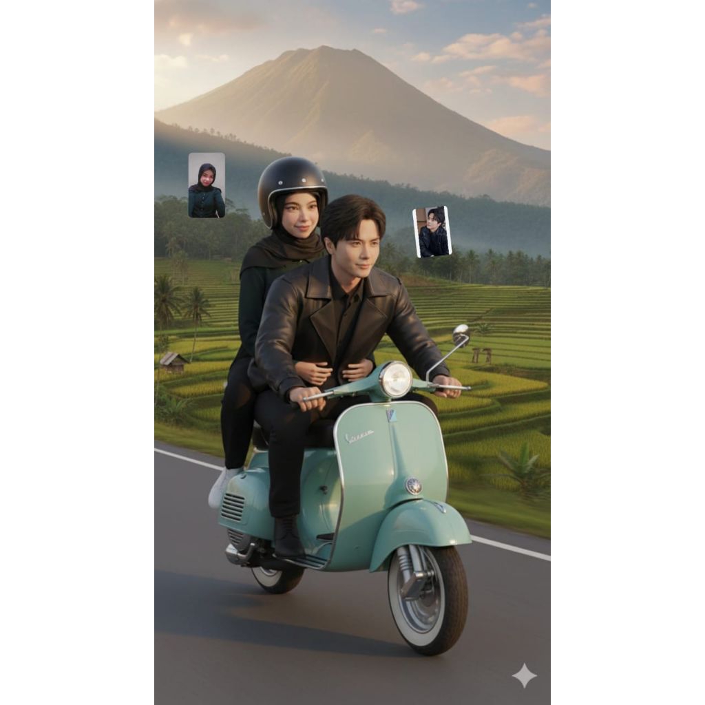 Jual Jasa Edit Foto Menjadi karikatur/3D