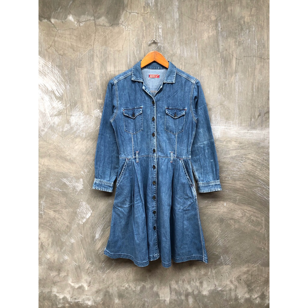 45 RPM Studio Denim Women Midi Dress