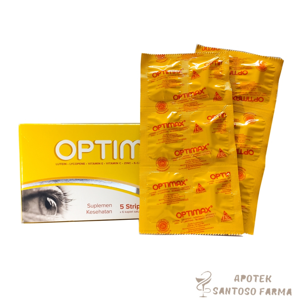 Optimax Kaplet  Box/Stip - Vitamin & Suplemen Kesehatan Mata