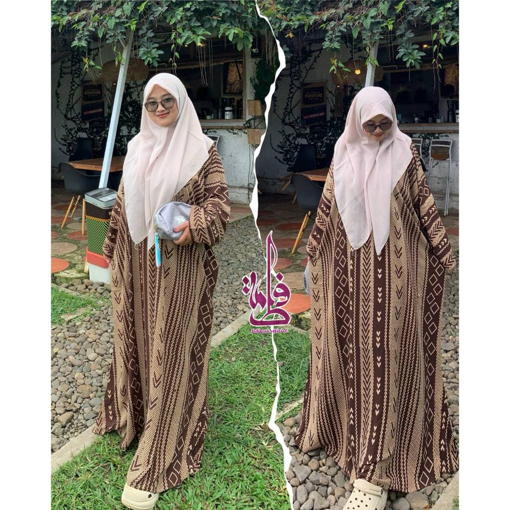 Gamis Kaftan Rayon Premium Gamis Kaftan Rayon Motif Namira Salur Jumbo Busui Dayli Kaftan Arab