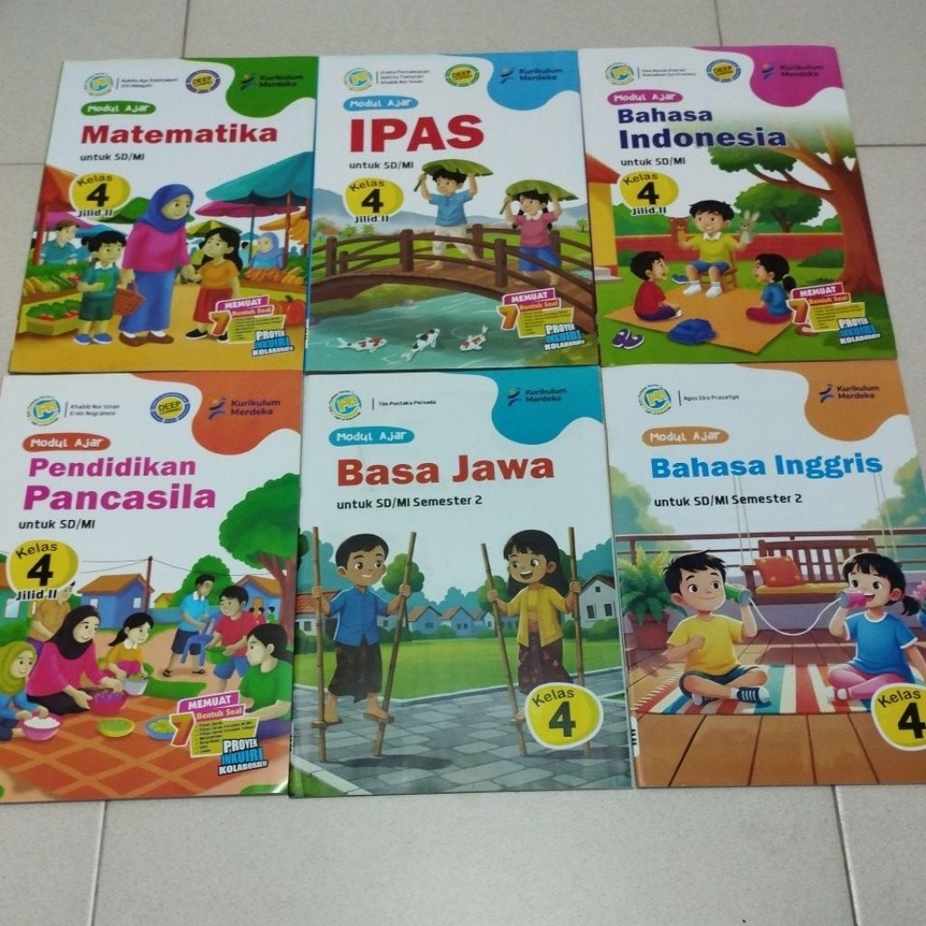 LKS PH PUSTAKA PERSADA KELAS 4 SD SEMESTER 2, LKS PUSTAKA PERSADA SD KELAS 4 KURIKULUM MERDEKA