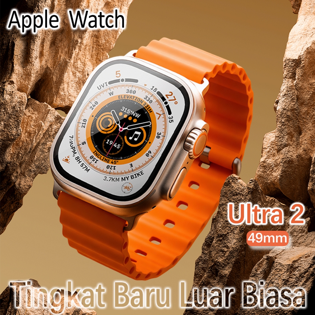 Apple watch Ultra 2 COD iWatch Ultra 2 49mm, Ori Jam Tangan Smartwatch Pria,Smartwatch wanita, Bluet