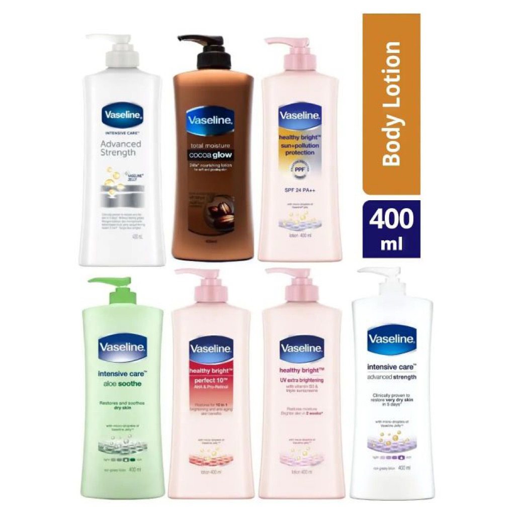 Vaseline EXP 2028-Hand and Body Lotion 400ml