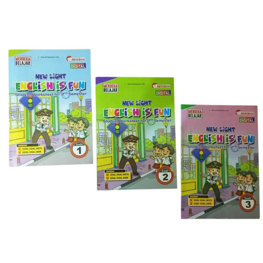 LKS NEW LIGHT ENGLISH IS FUN KELAS 1-6 SEMESTER 2 - ABDI PUSTAKA