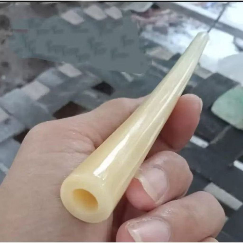 Once pipa tulang iga sapi asli original kuning keju panjang 12cm