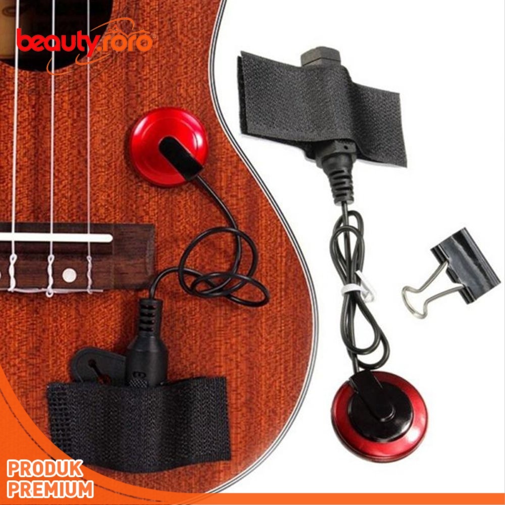 Pickup Gitar Profesional Piezo Kontak Mikrofon Pickup Untuk Gitar Biola Banjo Mandolin Ukulele Gitar