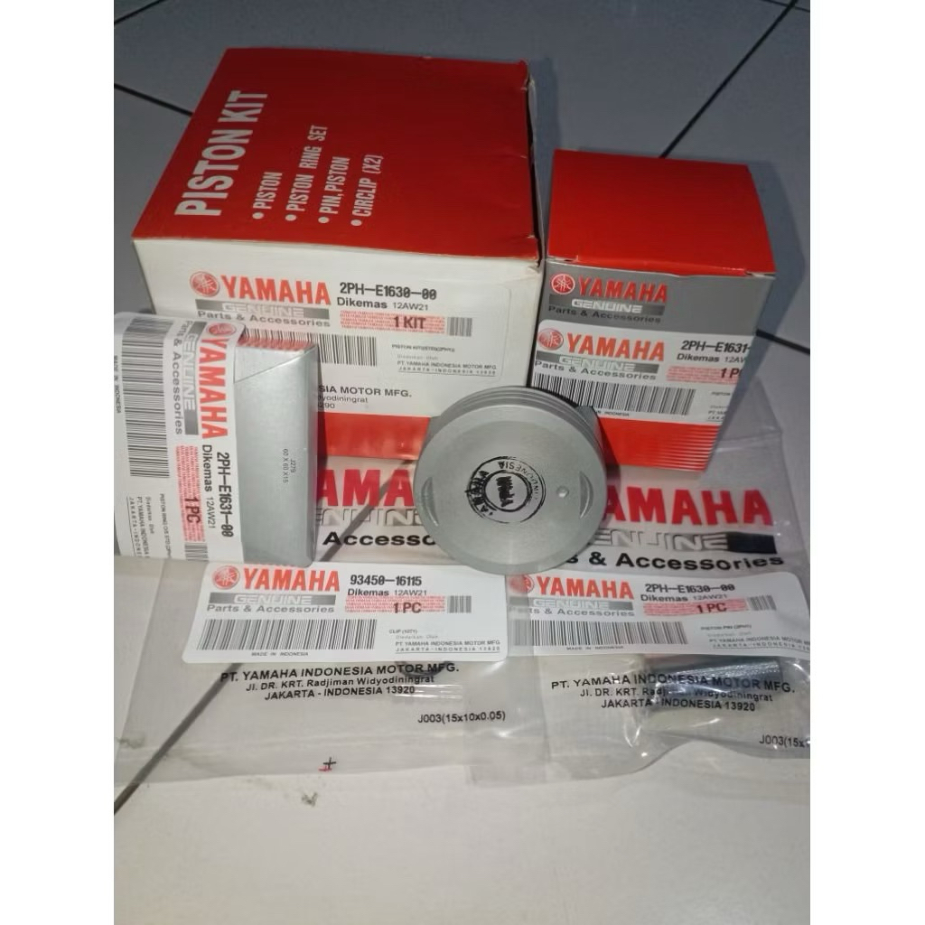 PISTON KIT RING SEHER OS(50/25/STD)YAMAHA MIO M3 125/MIO SOUL GT 125(2PH-WE160-20)