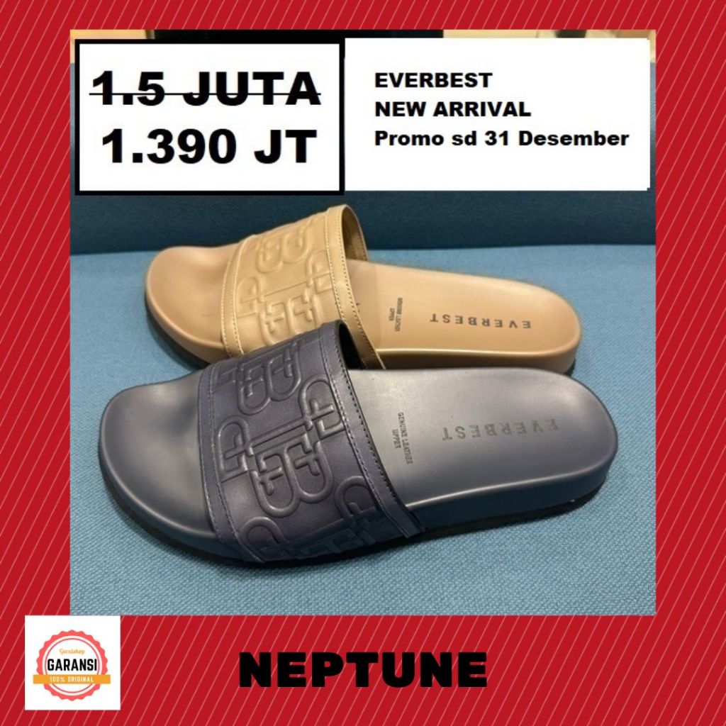 Sandal sendal EVERBEST pria seri NEPTUNE original 100%