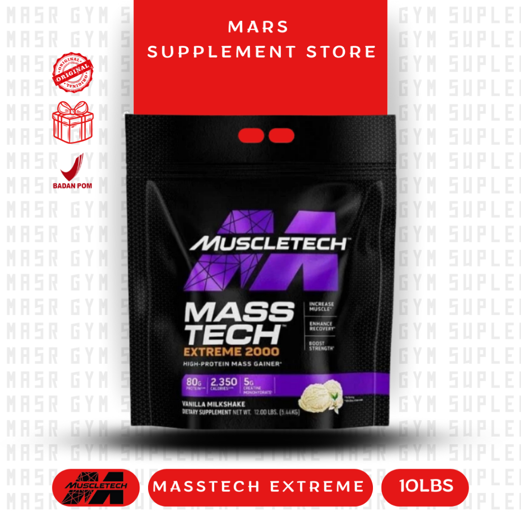 Muscletech Masstech Extreme 2000 12 Lbs Mass Gainer