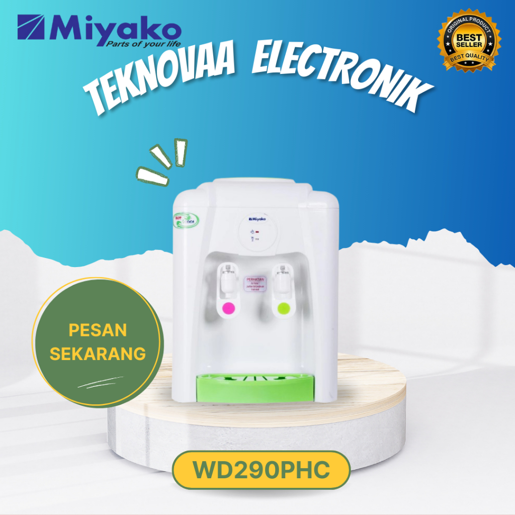 MIYAKO DISPENSER GALON ATAS WD 290 PHC/WD290PHC/WD-290-PHC/WD290HC/ORIGINAL MIYAKO/GARANSI RESMI