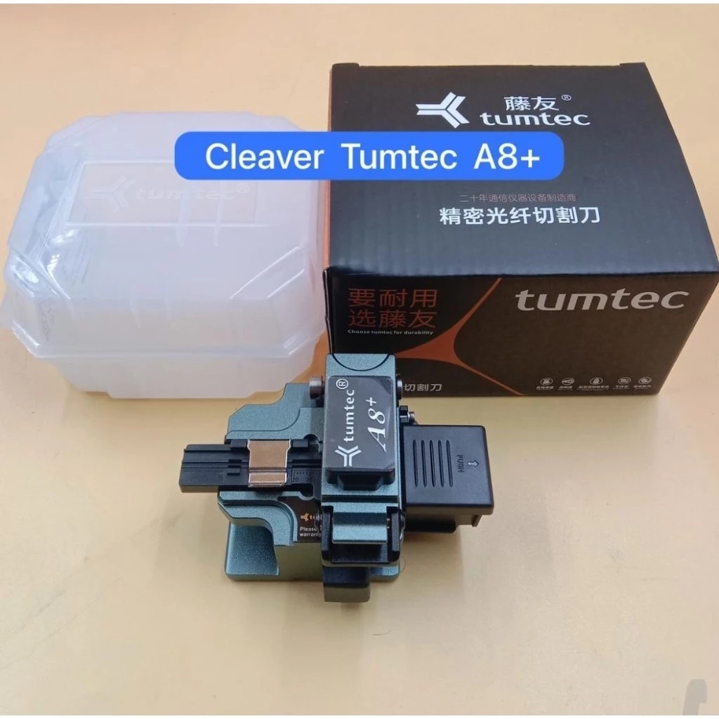TUMTEC A8+ Cleaver Fiber Optic Original High Precision cleaver tumtec / cleaver tumtec splicer