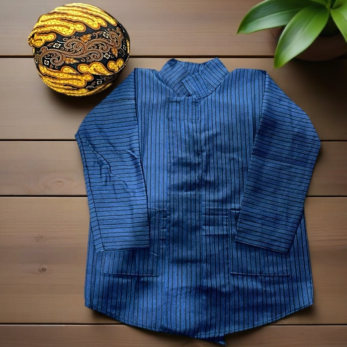 Baju Surjan Lurik Anak Dan Blangkon Baju Adat Jawa Anak Laki Laki Baju Jawa Anak Laki Laki 2-11 Th