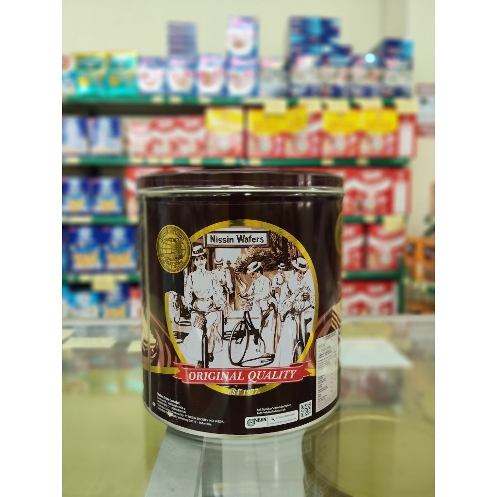 Nissin Wafer Coklat Bulat 600g