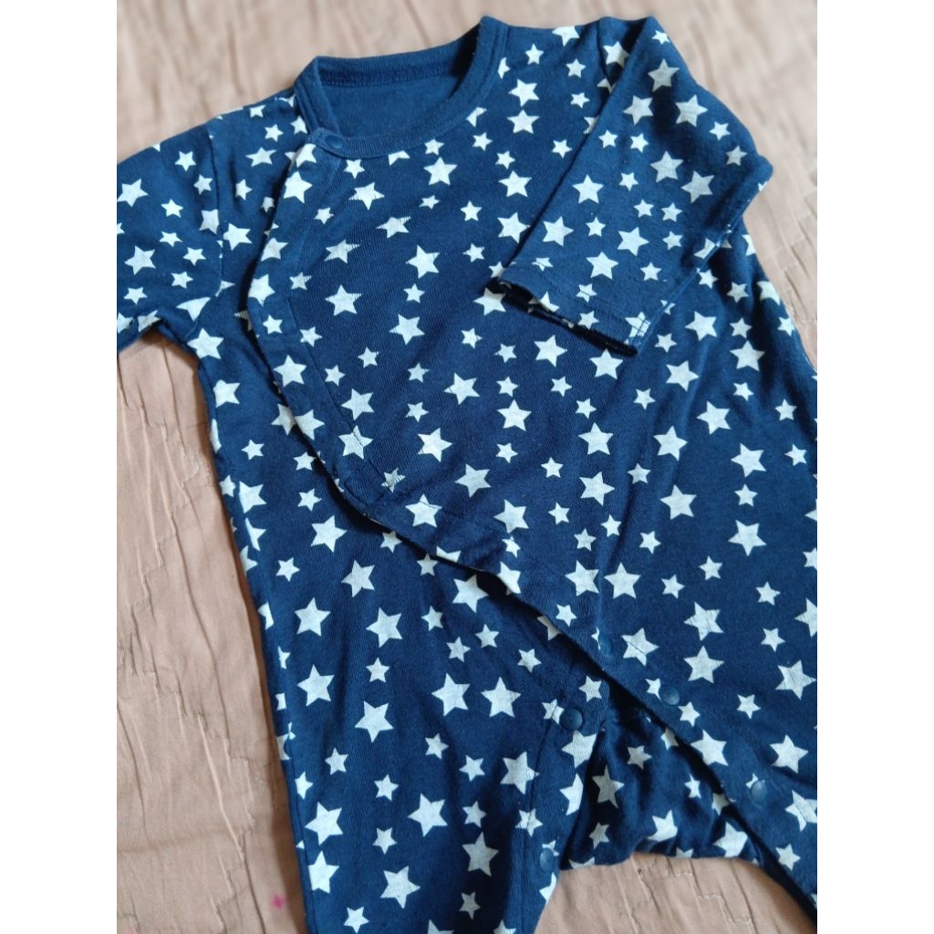 PL JP Romper bayi motif bintang