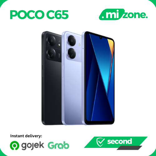 (HP BEKAS) Poco C65 Second Smartphone Mediatek Helio G85 Layar 6.74 inch 50MP Kamera 18W Fast Chargi