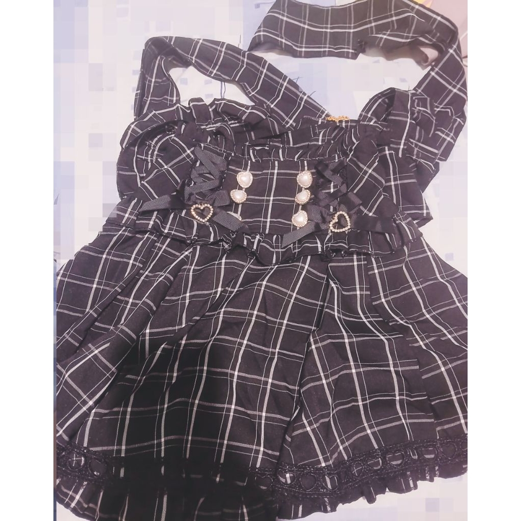 jirai kei plaid skirt dupe lizlisa taobao