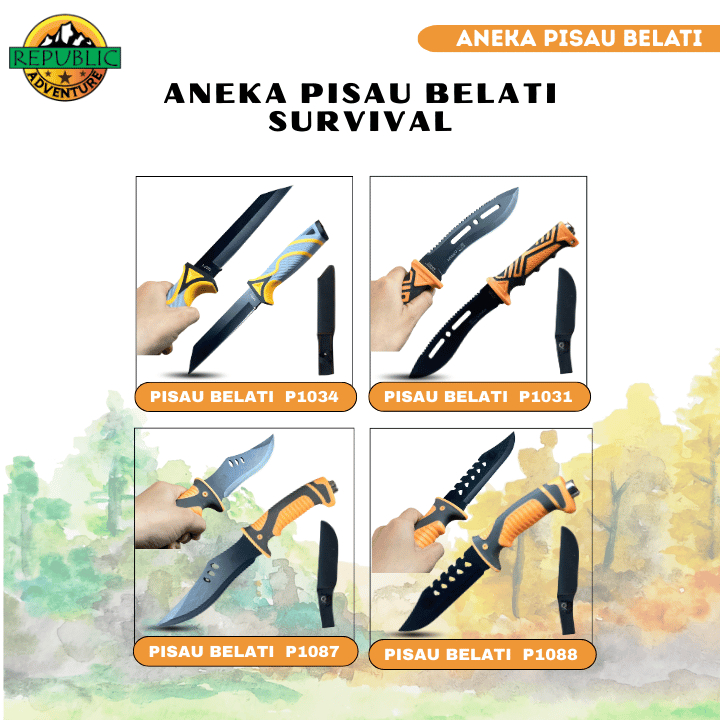 Grosir Pisau Belati Karambit Survivalkit Outdoor Super Tajam Stainless Steel Kitchen Knife Serbaguna