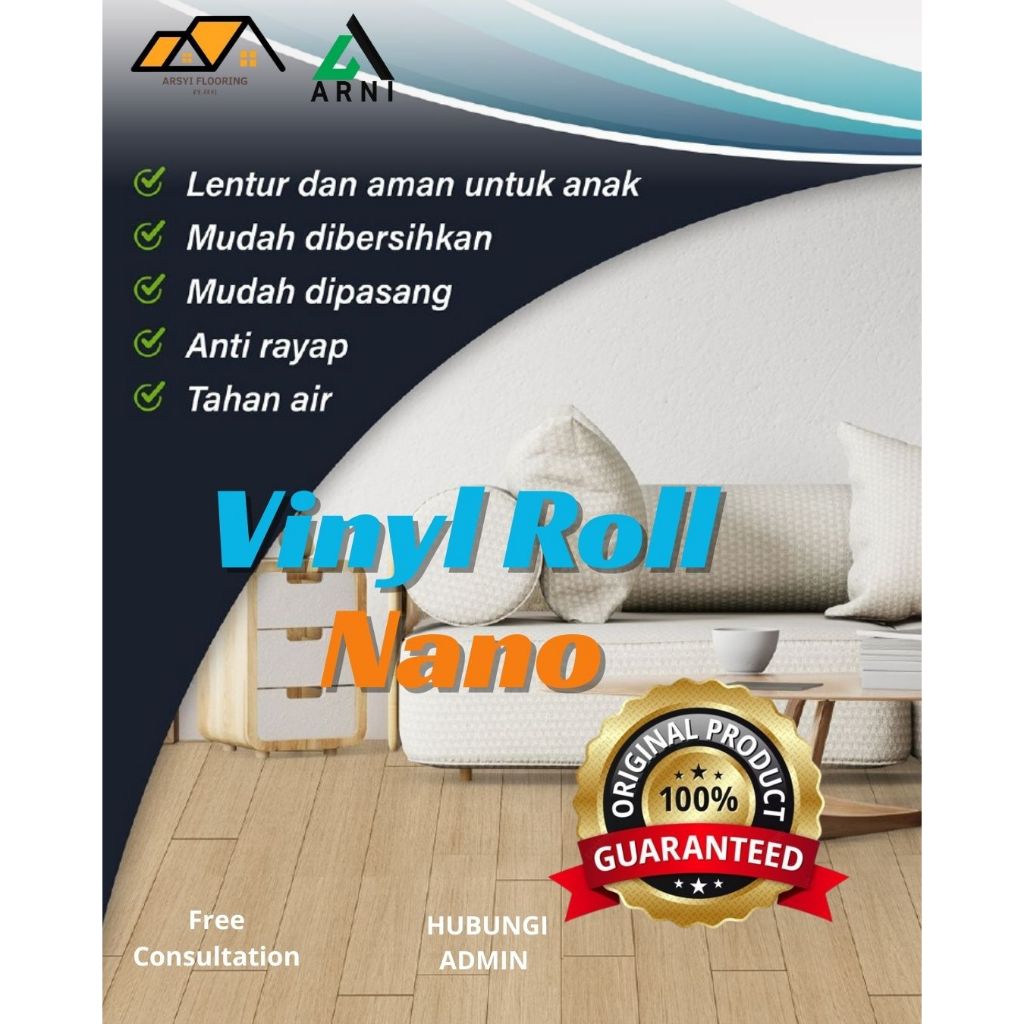 Vinyl Roll 2mm Nano PVC | Vinyl Roll TERMURAH