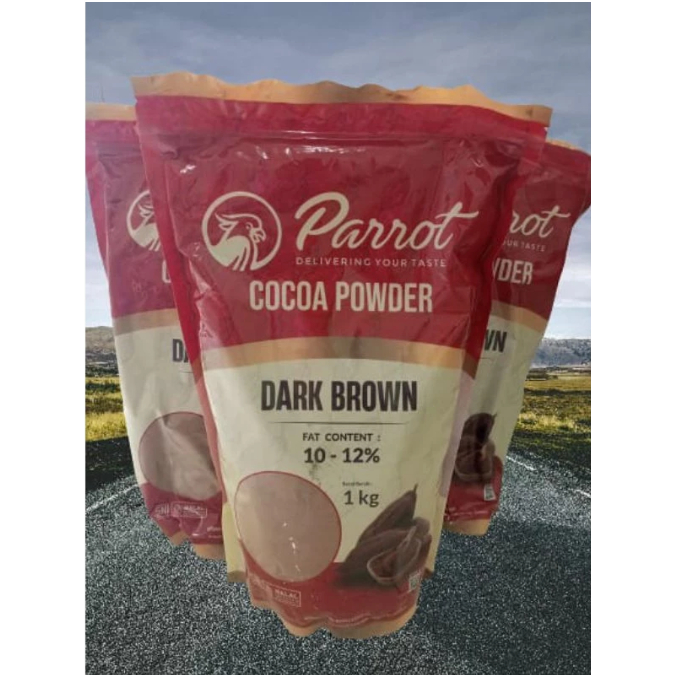 Coklat Bubuk Parrot Dark Brown 100gr