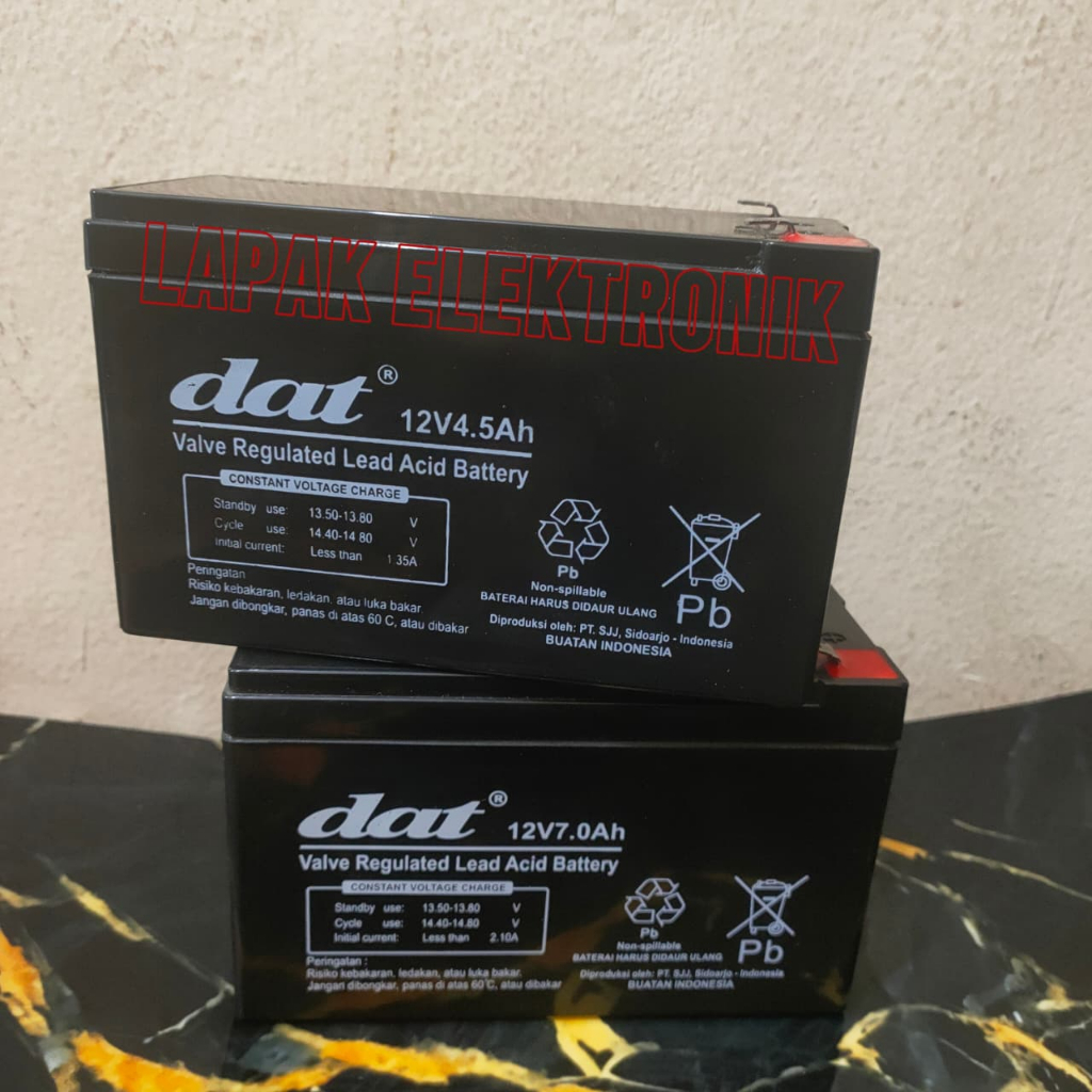 Baterai Charger Speaker Portable 15 inch / 18 inch DAT Original | LAPAK ELEKTRONIK