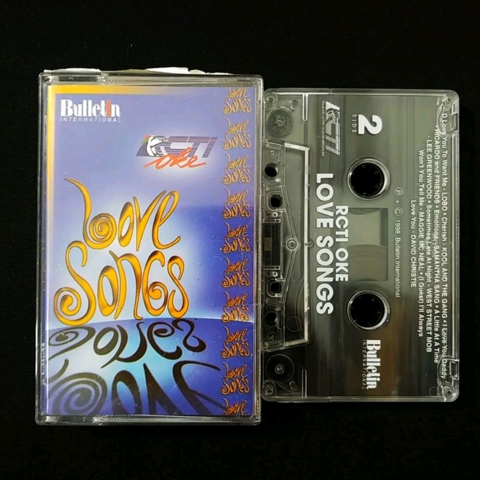 Kaset RCTI OKE - LOVE SONG feat Jose mari chan Nikka Costa Lobo Dan Byrdn dll