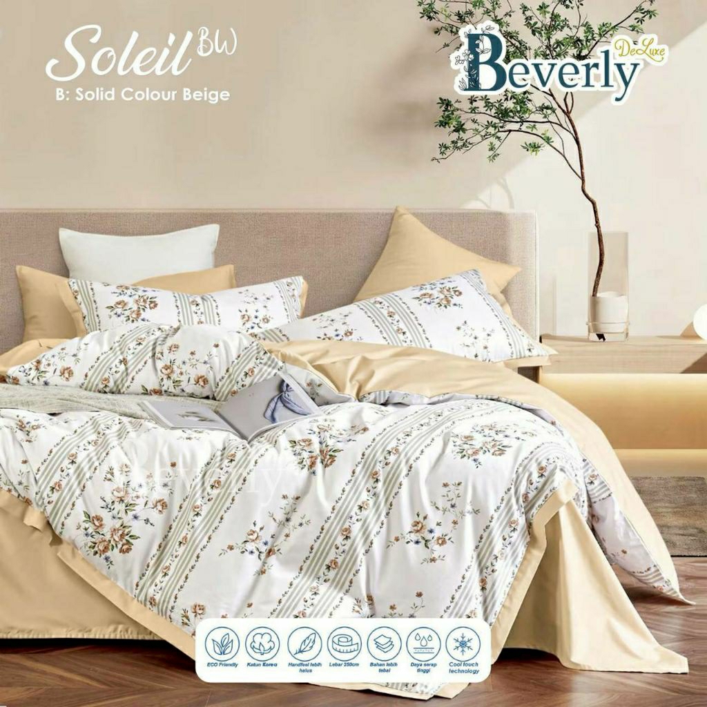 SPREI SET KATUN LOKAL PREMIUM MOTIF SOLEIL