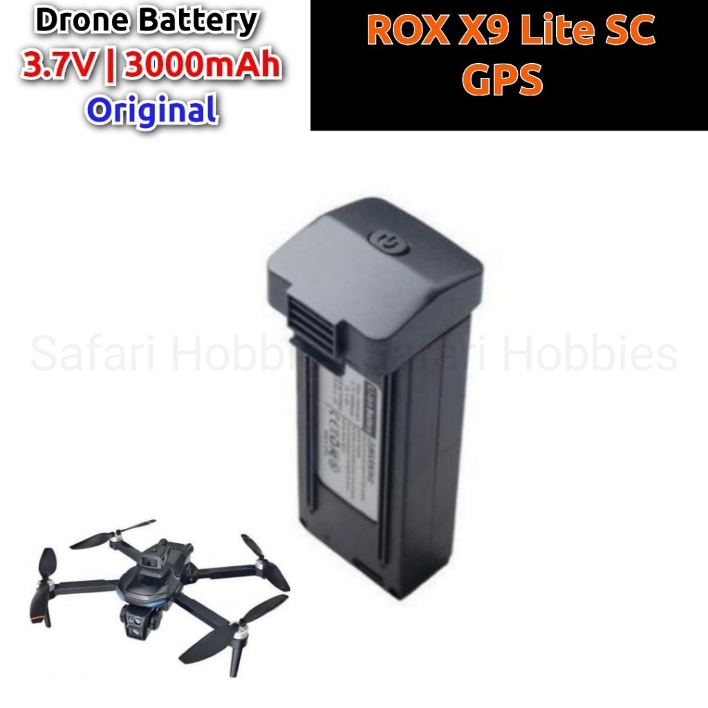 Baterai Drone Rox X9 Lite SC GPS Li-ion 3000mAh 3.7V
