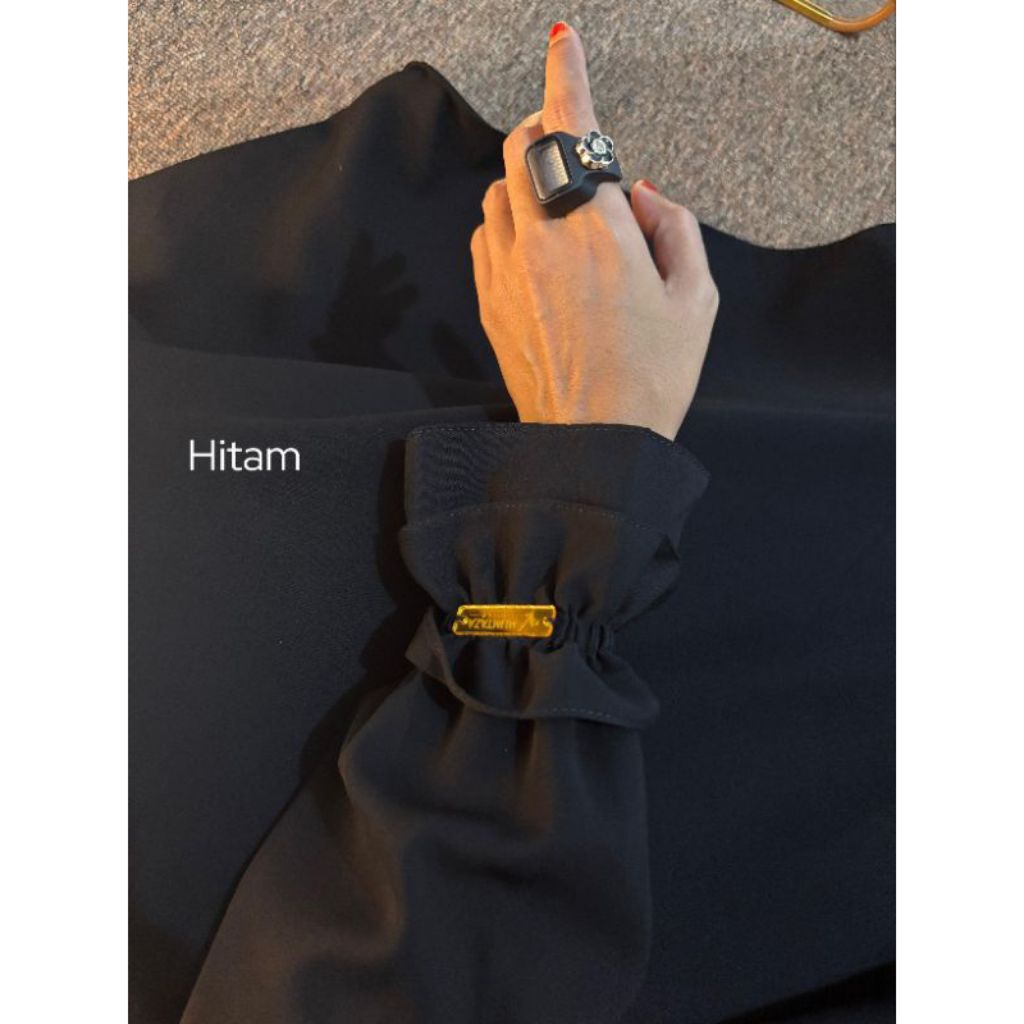abaya zaina / abaya daily abaya lengan karet / abaya polos terbaru