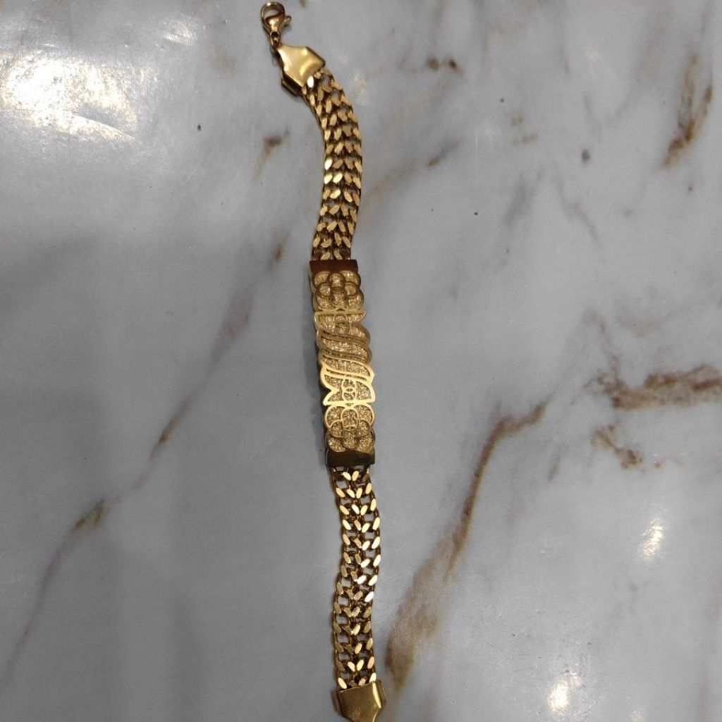 Gelang plat rantai titanium import