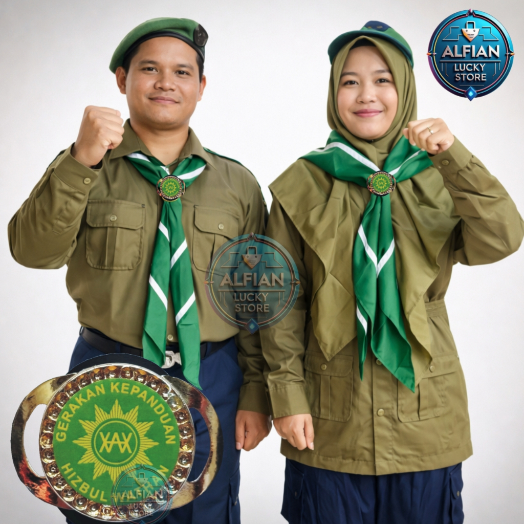 Ring Kalep Kancing Logam Kacu Hasduk Pramuka Hizbul Wathan HW Muhammadiyah