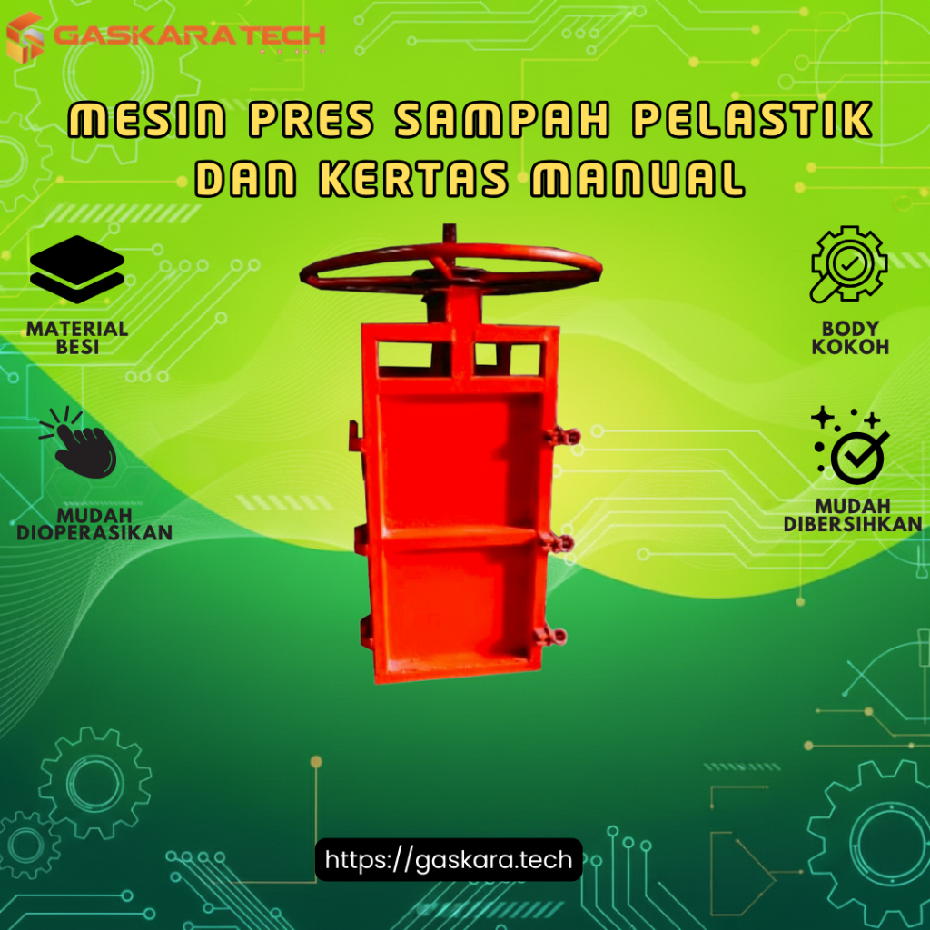 Mesin Press Plastik Kardus Kertas MANUAL