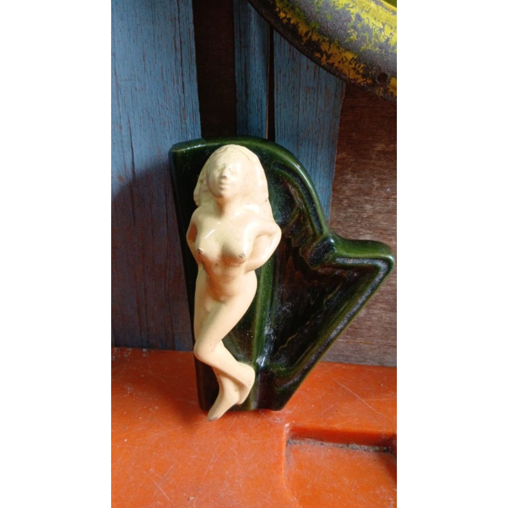 hiasan keramik asbak 345rb  jadul antik kuno lawas vintage display mati