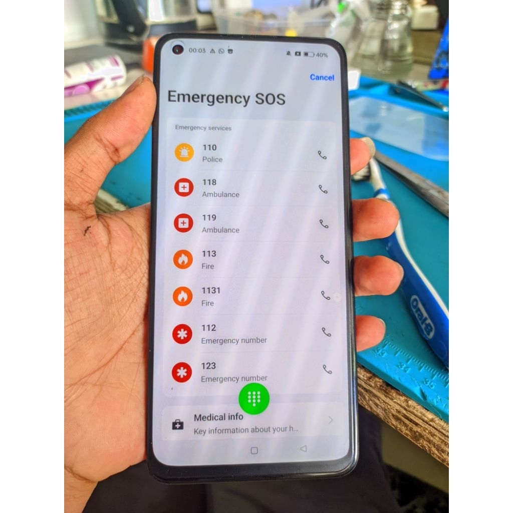 Lcd Oppo Reno 7 Oryginal Copotan Amoled