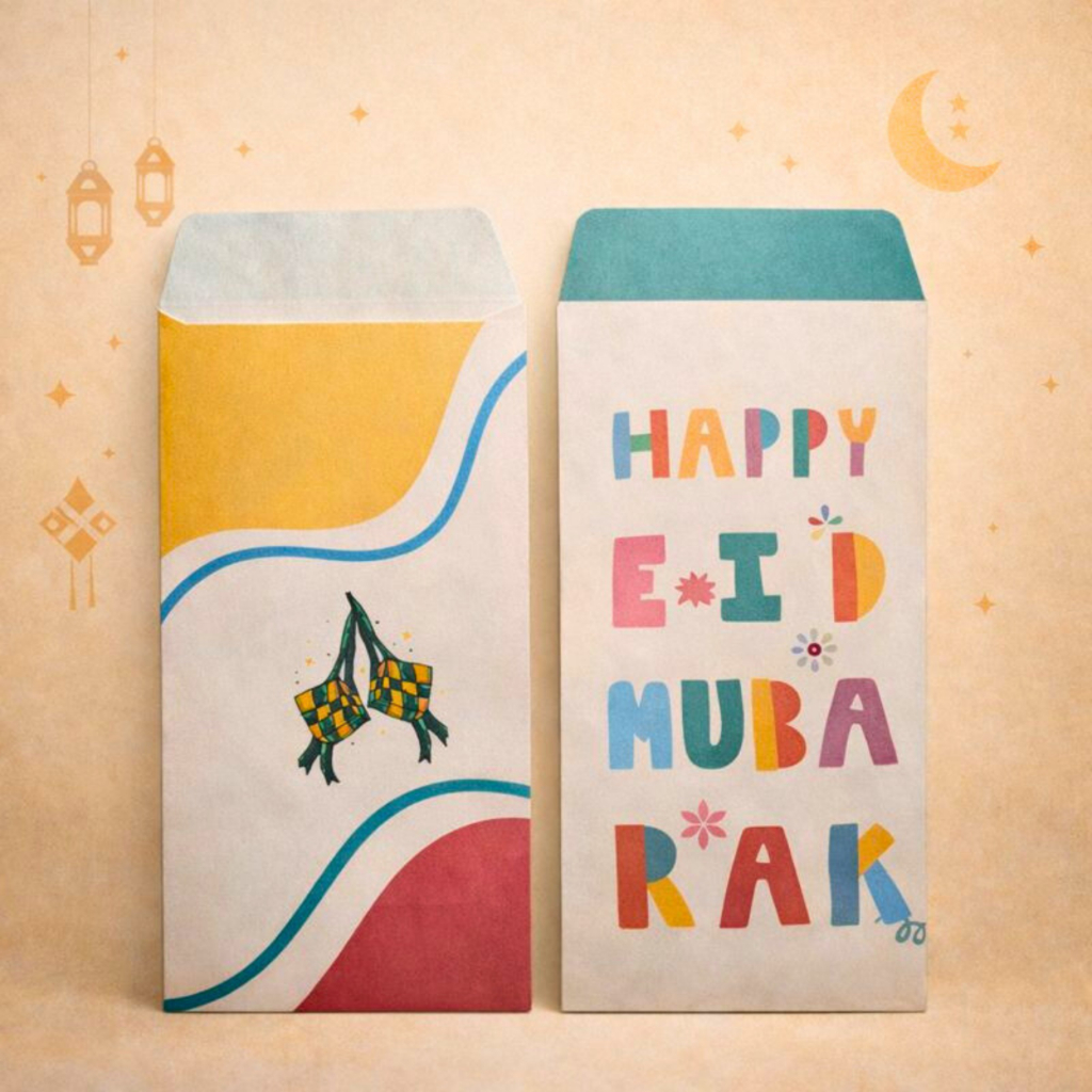 Amplop Lebaran Premium Isi 10 Desain Elegan - Amplop Thr