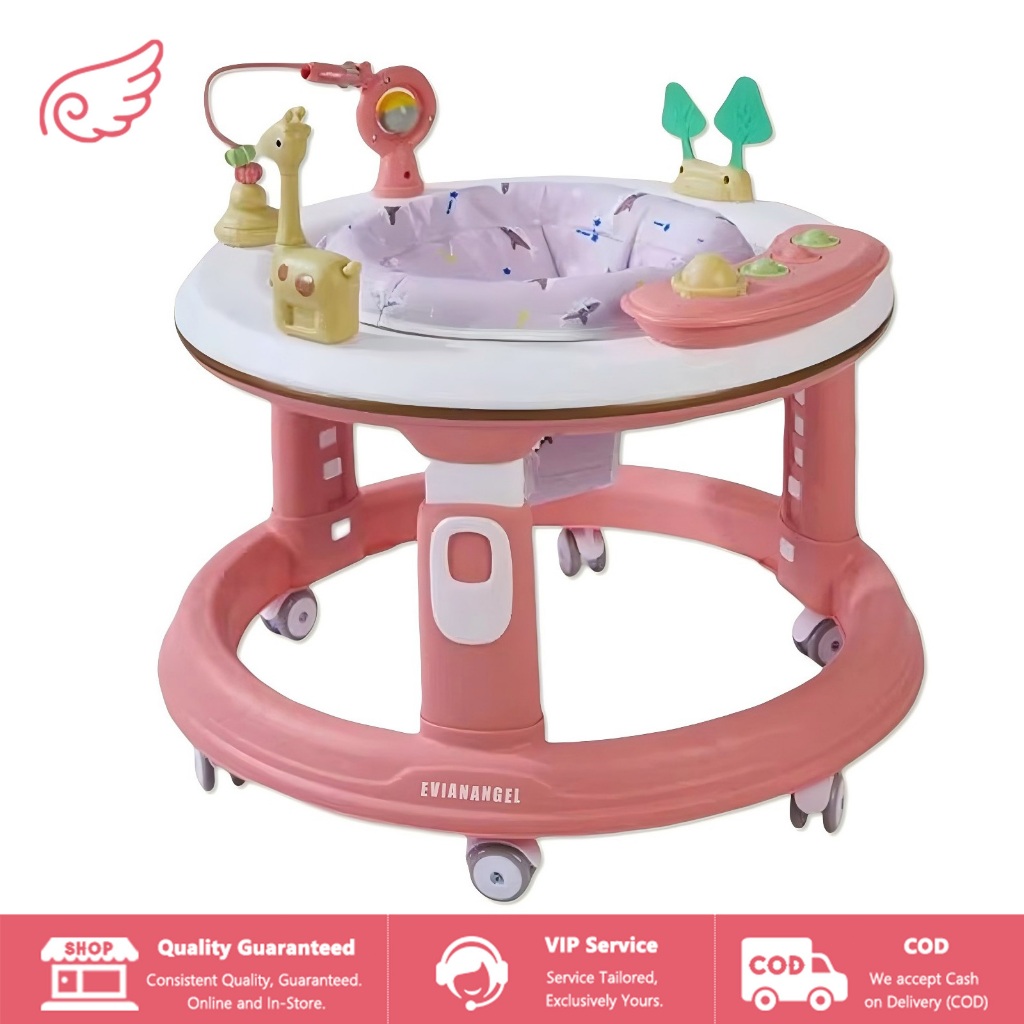 Evianangel Baby Walker / Alat Bantu Jalan Bayi Lipat Musik Walker Bayi Baby Walker Family Kereta