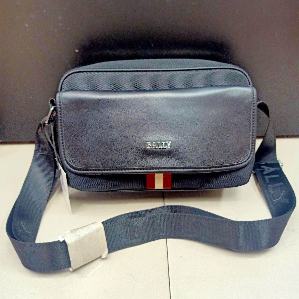 Tas selempang nylon Bally crossbody bag pria