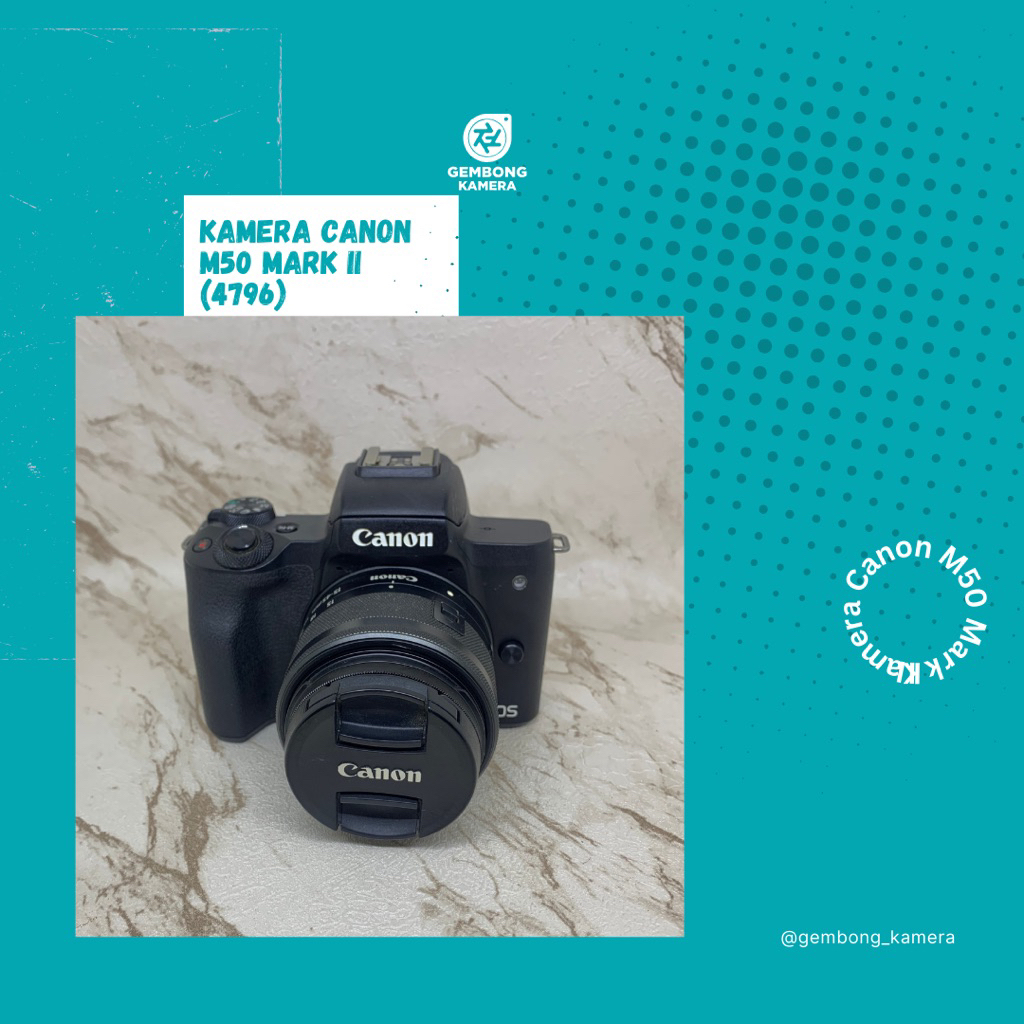 Kamera Canon M50 Mark II KIT (4796)