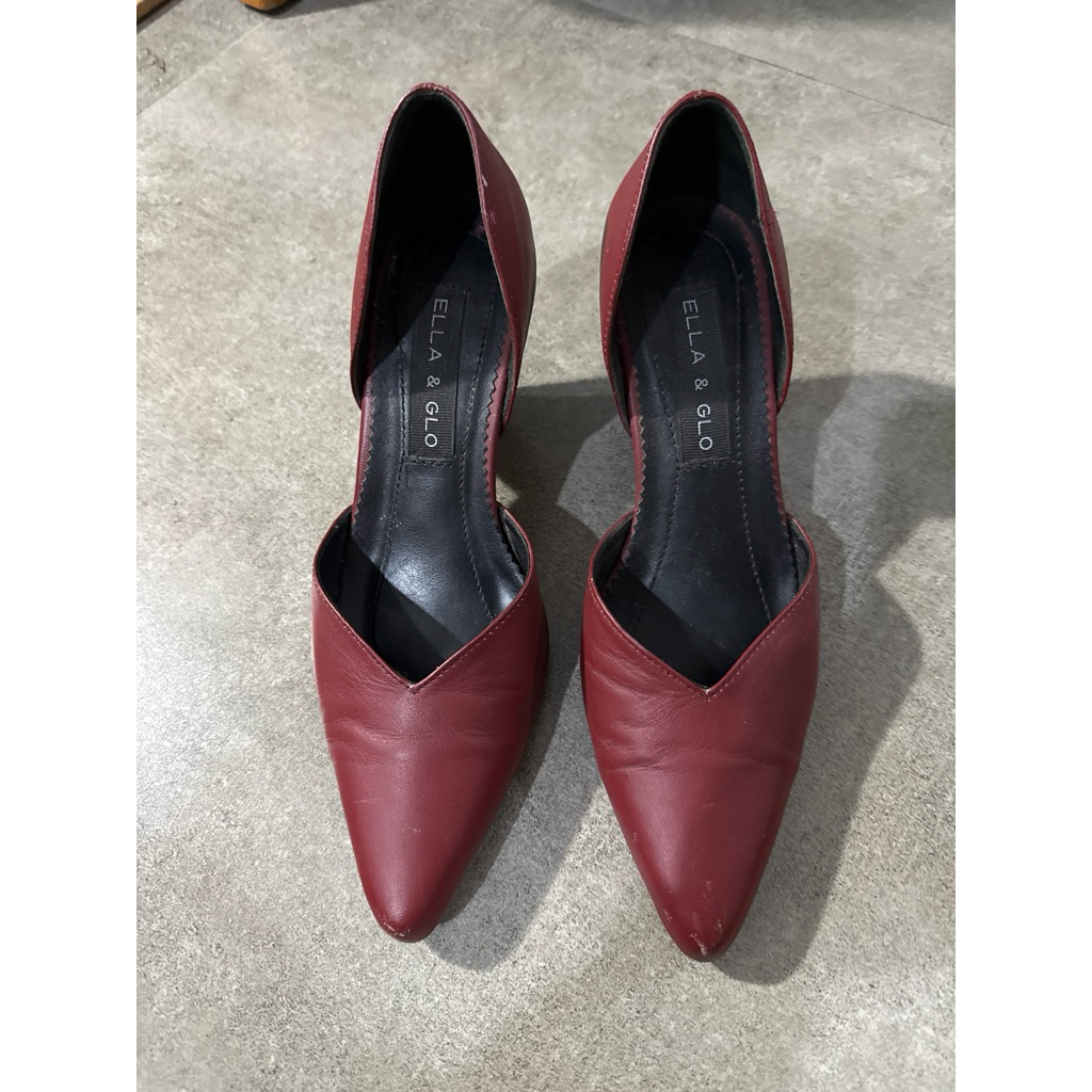 Ella & Glo Red Heels Size 36