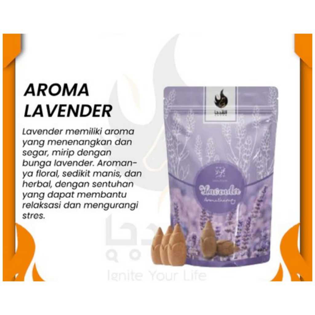 [Lavender] Pelor Bukhur Dupa Qodha Aroma Terapi Pengharum Ruangan Wangi Tahan Lama