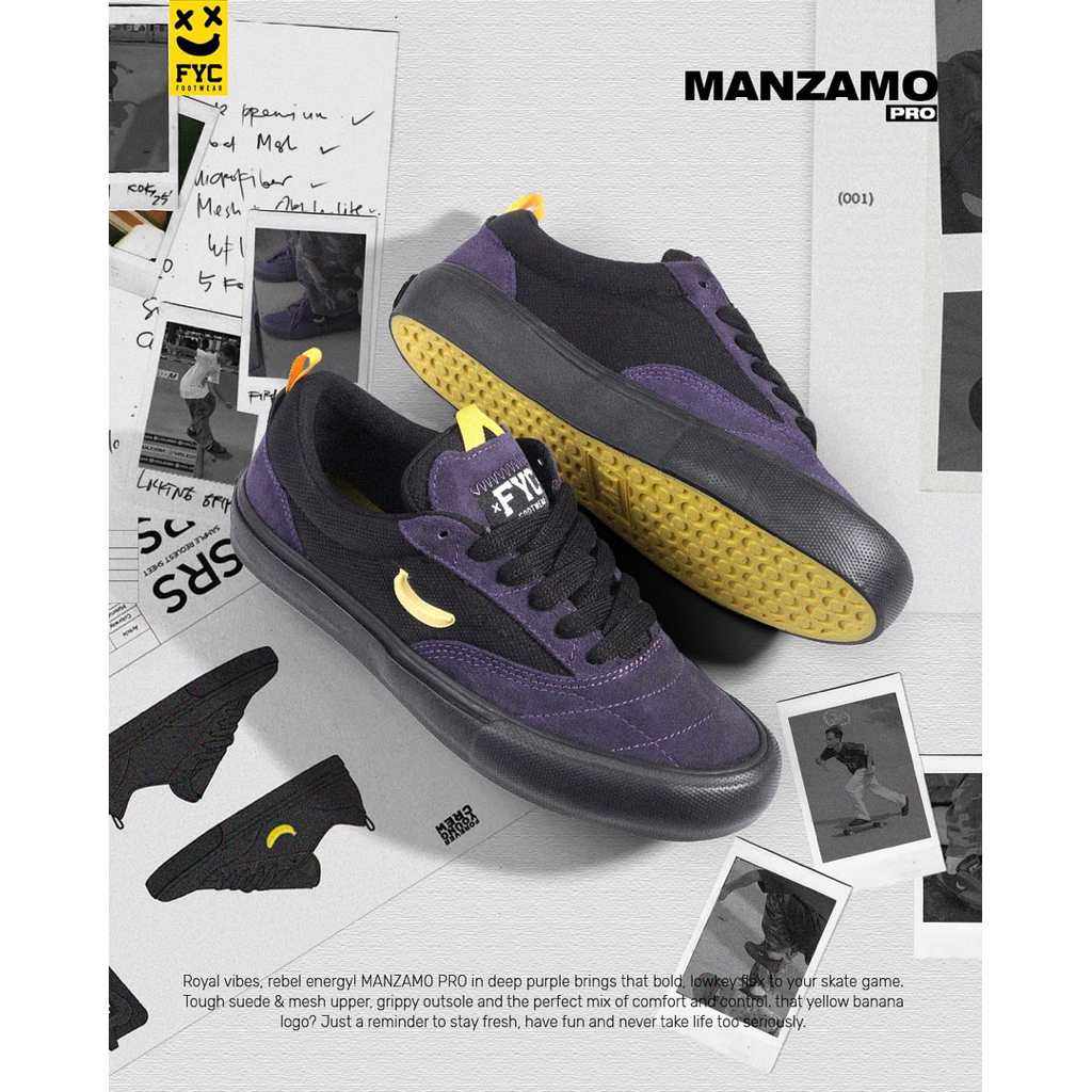 FYC FOOTWEAR MANZAMO PRO BLACK PURPLE