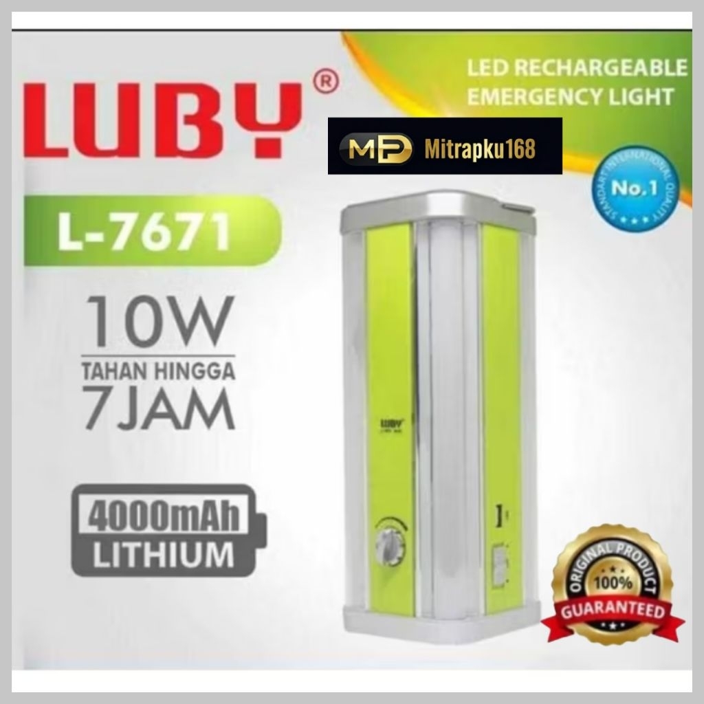 Lampu Emergency Luby L-7671 10Watt