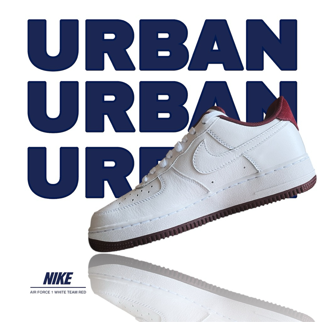 Nike Air Force 1 - White Team Red