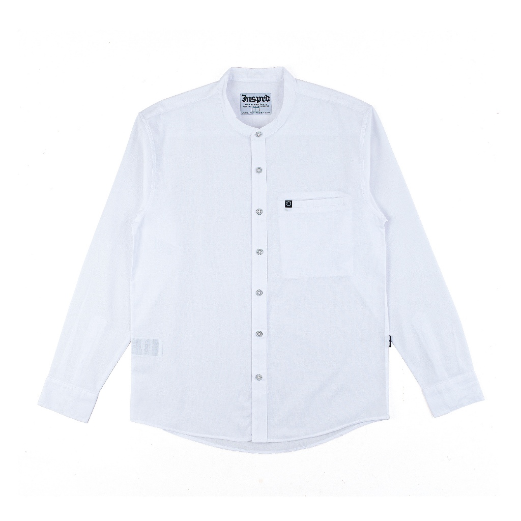 Inspired27 - Kemeja Lengan Panjang Shady Wh | White