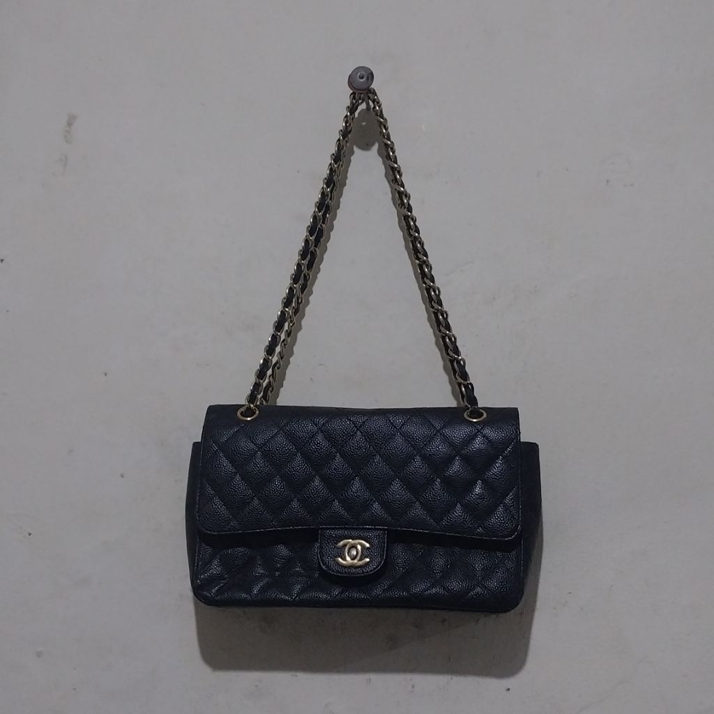 Chanel Classic WOC Vintage Authentic – Lining Dry Cracking / Peeling (Tanpa Box