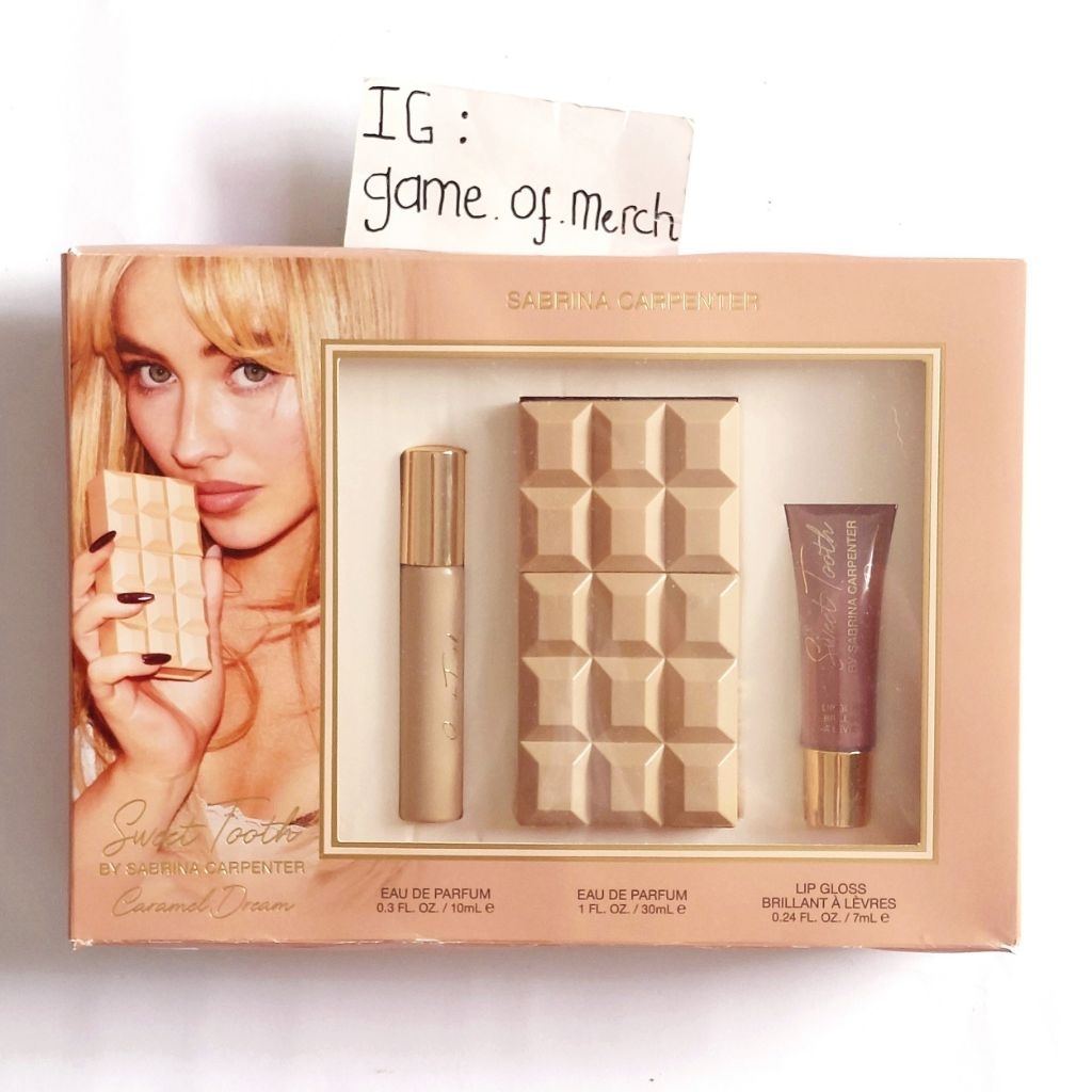 [READYSTOCK] Sabrina Carpenter Sweet Tooth CARAMEL Parfum Set