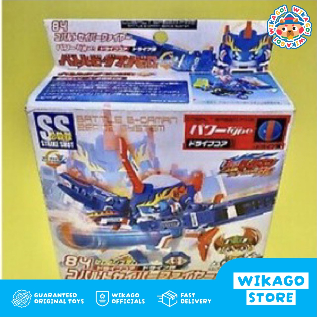 battle B-daman Zero-2-Cobalt-Saber-Fire-84-Super-Rare-Read