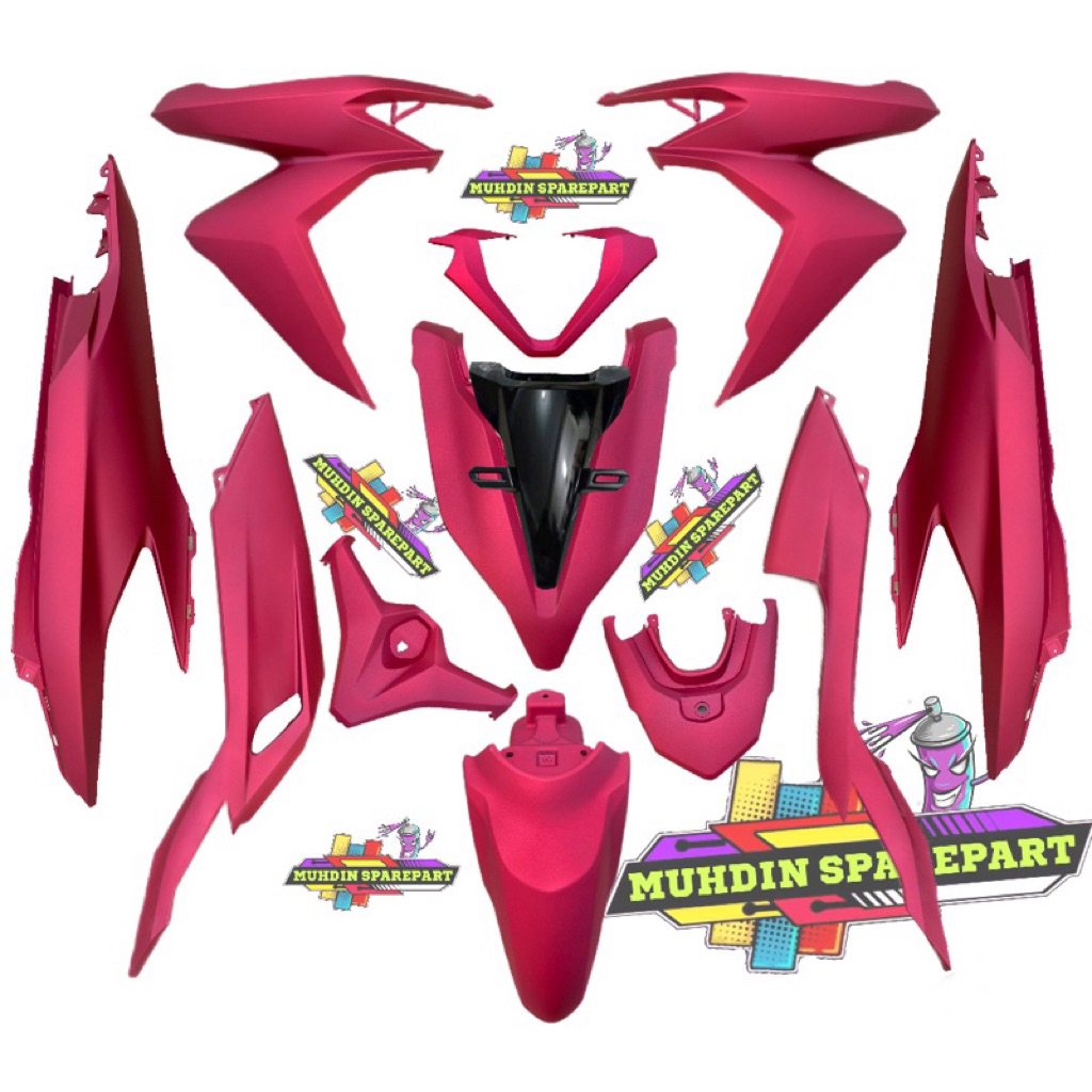 Full Set Body Halus Vario 125 150 Led New Gen 1 Merah Dof tahun 2018 2019 sampai 2021 original