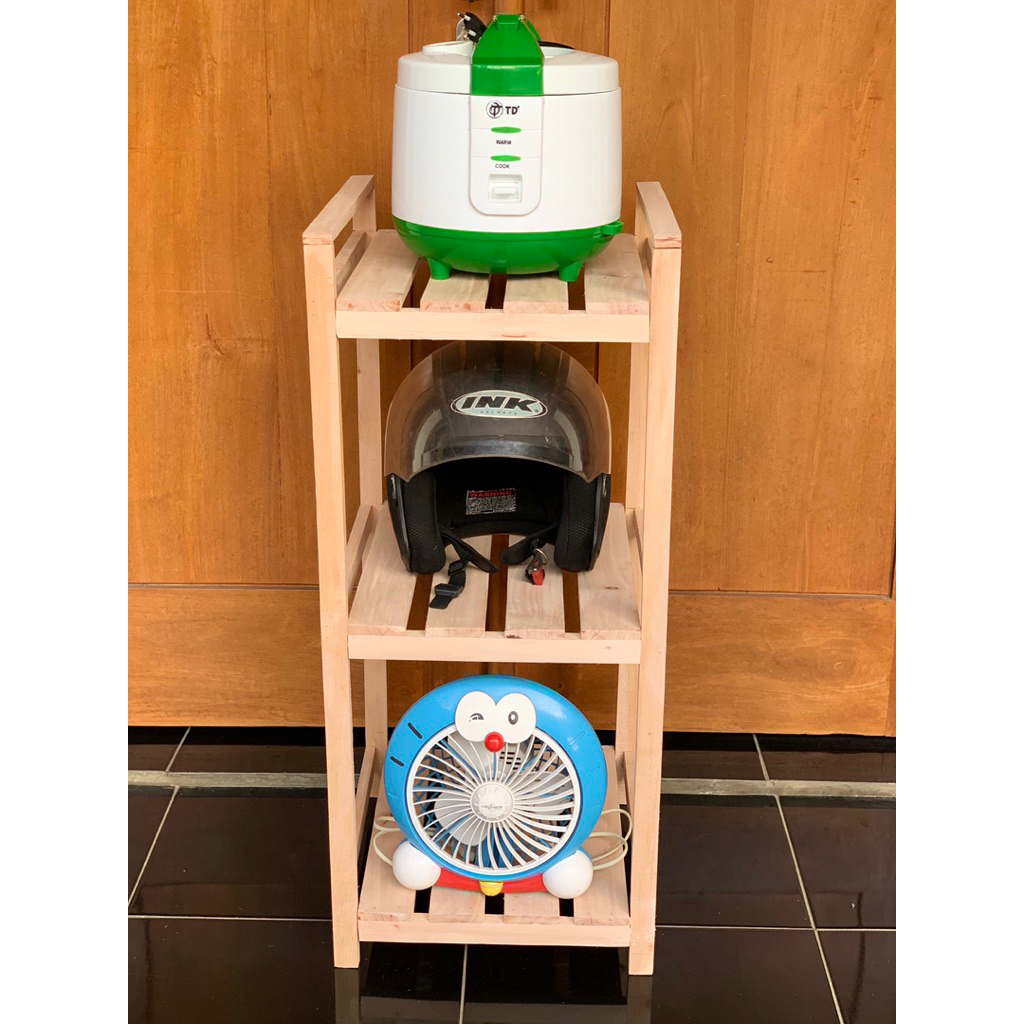 Rak dispenser 3 susun/rak susun mejikom/rak 3 susun serbaguna