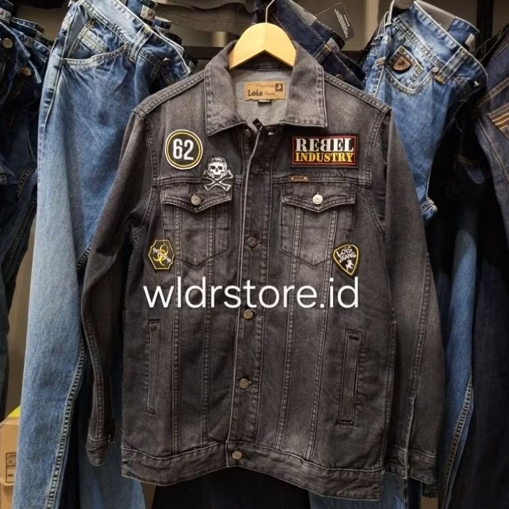 LOIS JEANS ORIGINAL JAKET DENIM PRIA PREMIUM 006 ABU SILVER