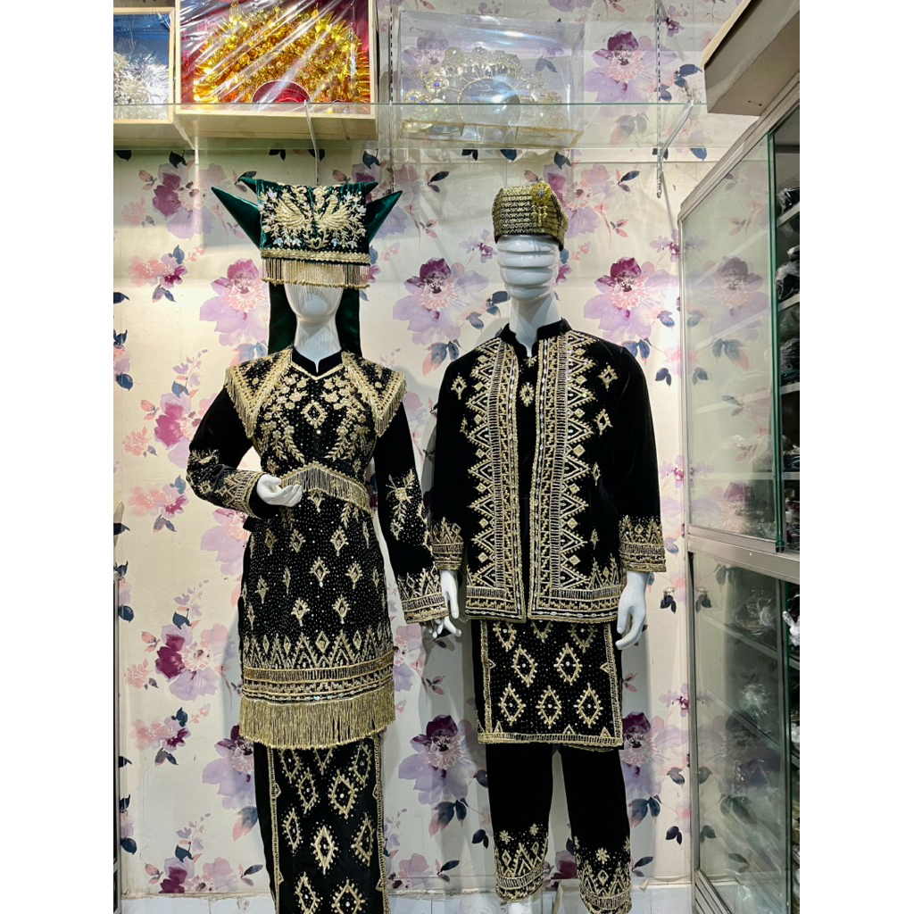 Baju Penganten padang/baju pengantin minang/baju padang/baju pengantin padang payet jepang/baju peng
